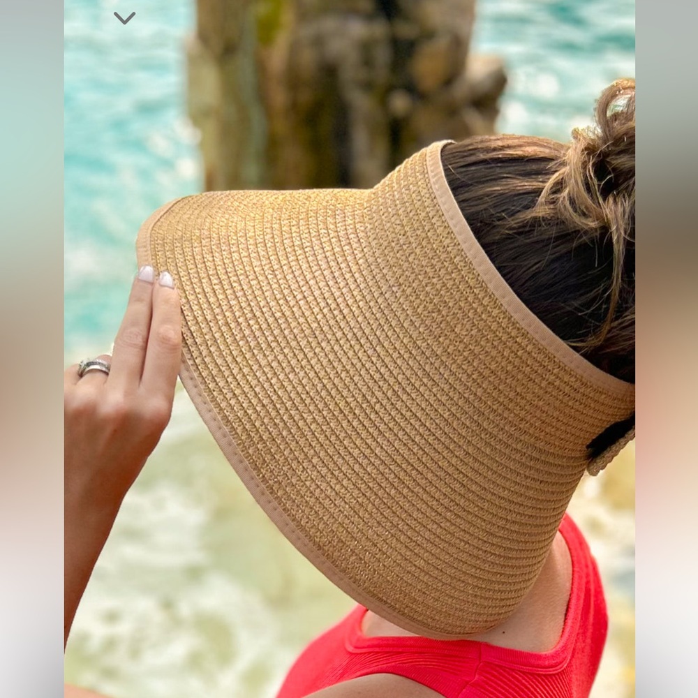 New Grace & Lace Khaki Packable Sun Visor.